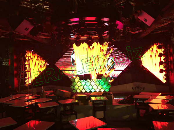 3D DJ舞台LED 显示屏